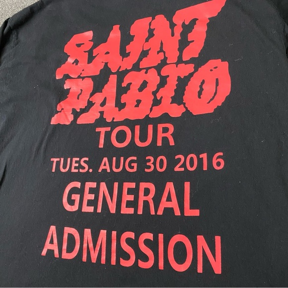 Kanye West Saint Pablo Tour General Admission Men’s Black Long-sleeves Size 2XL - Picture 7 of 9